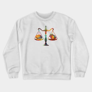 Scales heart and brain Crewneck Sweatshirt